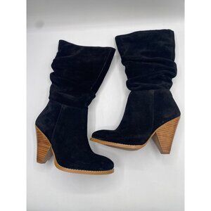 Journee Signature Womens Black Syrinn Slouch Mid Shaft Boots Size 6M NWD (DIRTY)